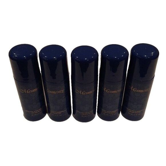 5 - NEW Vintage Avon - 3 oz Mesmerize Antiperspirant Deoderants New Old… - Picture 1 of 2